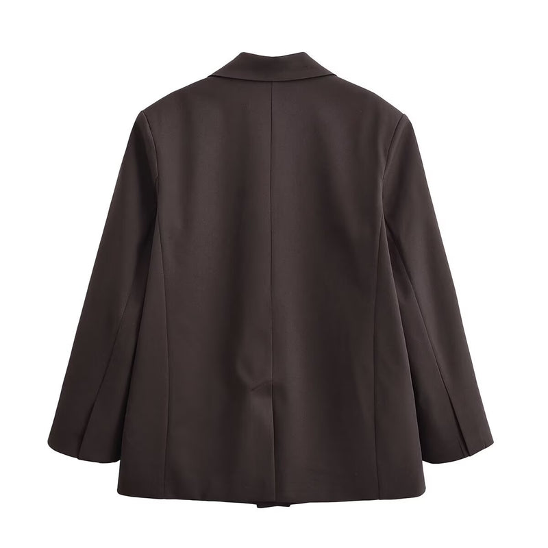 Freya | Chocolate Brown Blazer Shorts Co-ord
