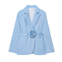 Georgia | Tailored Belted Summer Blazer