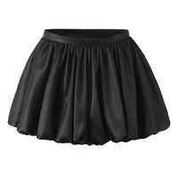 Annabelle | Satin Bubble Mini Skirt
