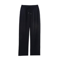 Millie | Drawstring Wide-Leg Linen Trousers with Slip Pockets