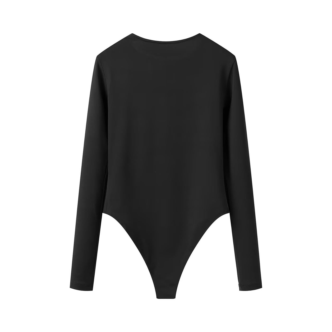 Romy | Long Sleeve Bodysuit Knit Top in Black & White
