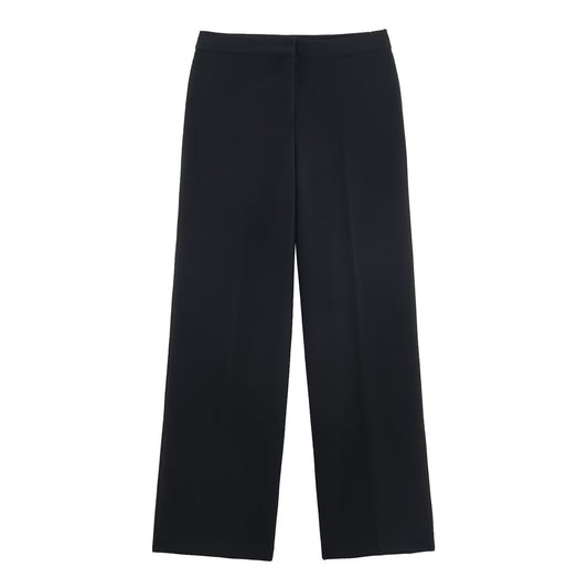 Victoria | Black Wrap Trouser Suit