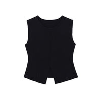 Lois | Tailored Peplum Top with Split Hem