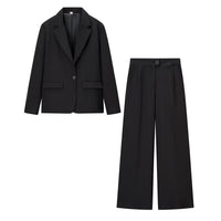 Verity | Tailored Blazer and Wide Leg Trouser Set