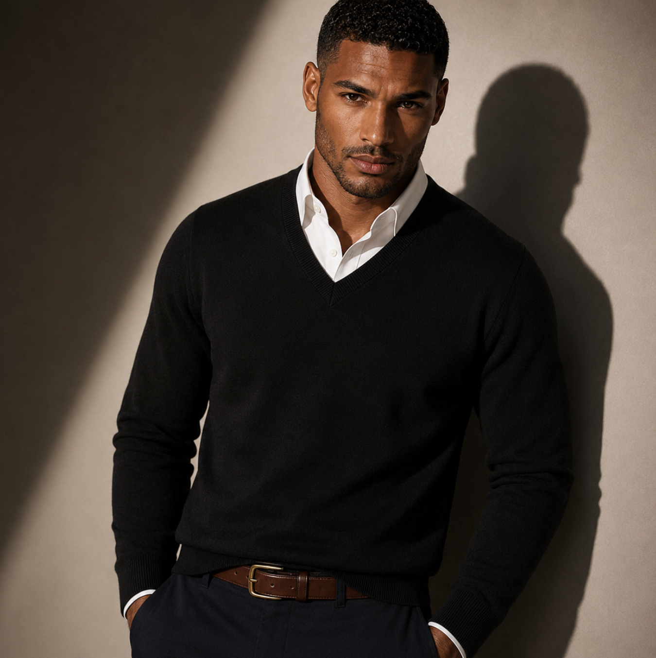 Toby | Cashmere V-Neck Knit Jumper