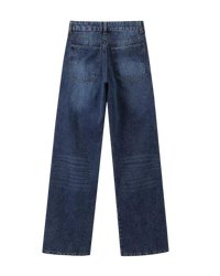 Elodie | Wide Leg Side Stripe Jeans