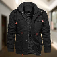Humbert | Men's Hooded Military Jacket with Drawstring Waist