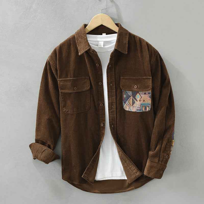 Wade | Men's Corduroy Shirt Long Sleeve Relaxed Fit