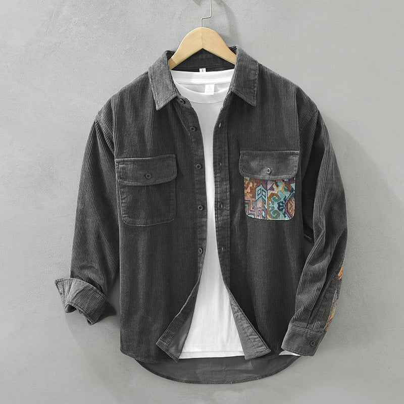 Wade | Men's Corduroy Shirt Long Sleeve Relaxed Fit