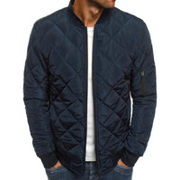 Litchfield quilted bomber jacket in Navy Blue
