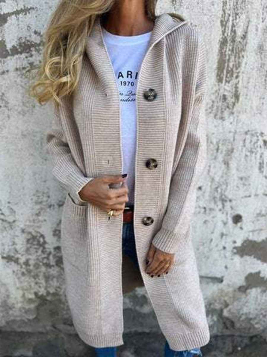 Helena | Women's Longline Hooded Cardigan