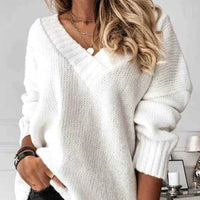 Augusta | Women's Relaxed Fit V-Neck Jumper Drop Shoulder