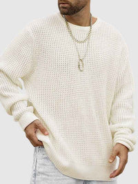 Lockwood | Men's Textured Knit Crew Neck Jumper