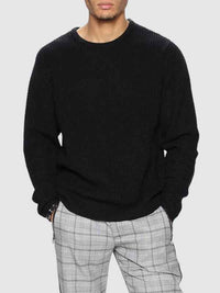 Lockwood | Men's Textured Knit Crew Neck Jumper