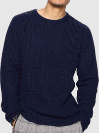 Lockwood | Men's Textured Knit Crew Neck Jumper
