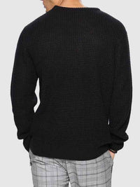 Lockwood | Men's Textured Knit Crew Neck Jumper