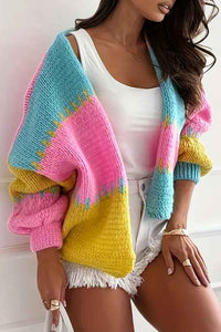 Celestine knit cardigan in Rose