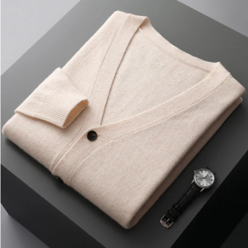 Ivor | Men's V-Neck Button-Down Cardigan