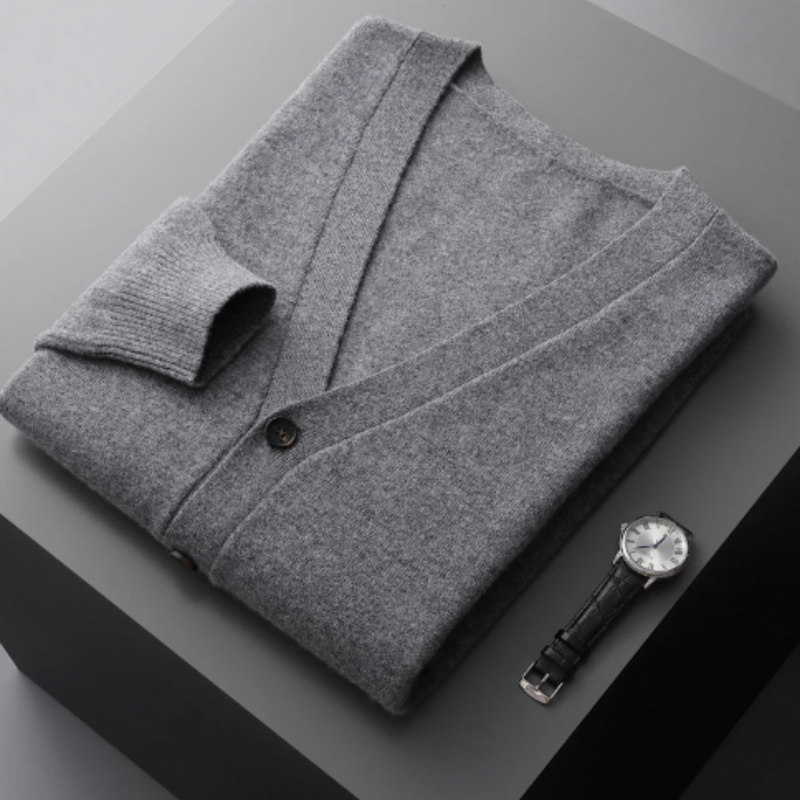 Ivor | Men's V-Neck Button-Down Cardigan