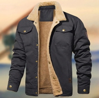 Shepherd sherpa collar jacket in Grey