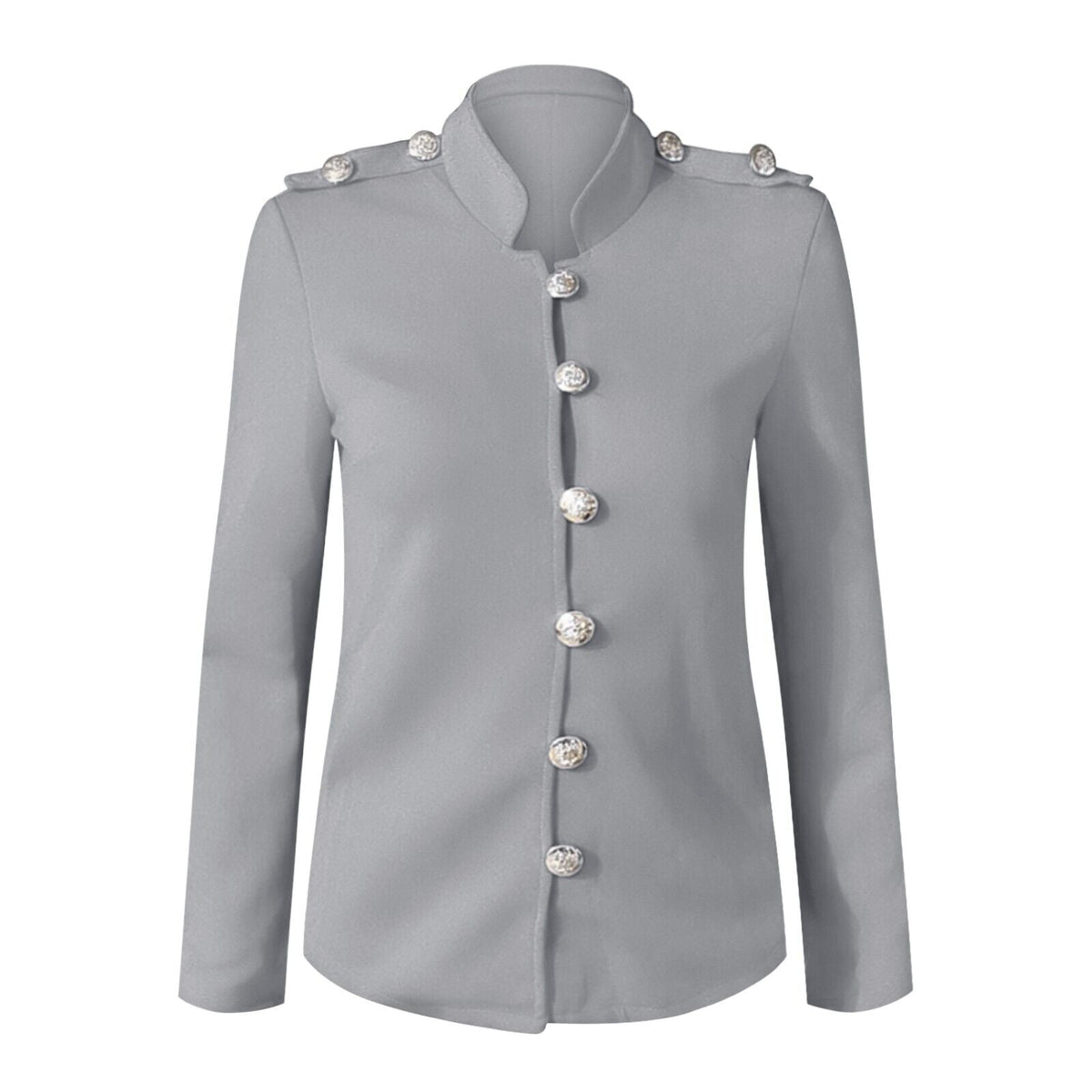 Lysandra military jacket detail view seven