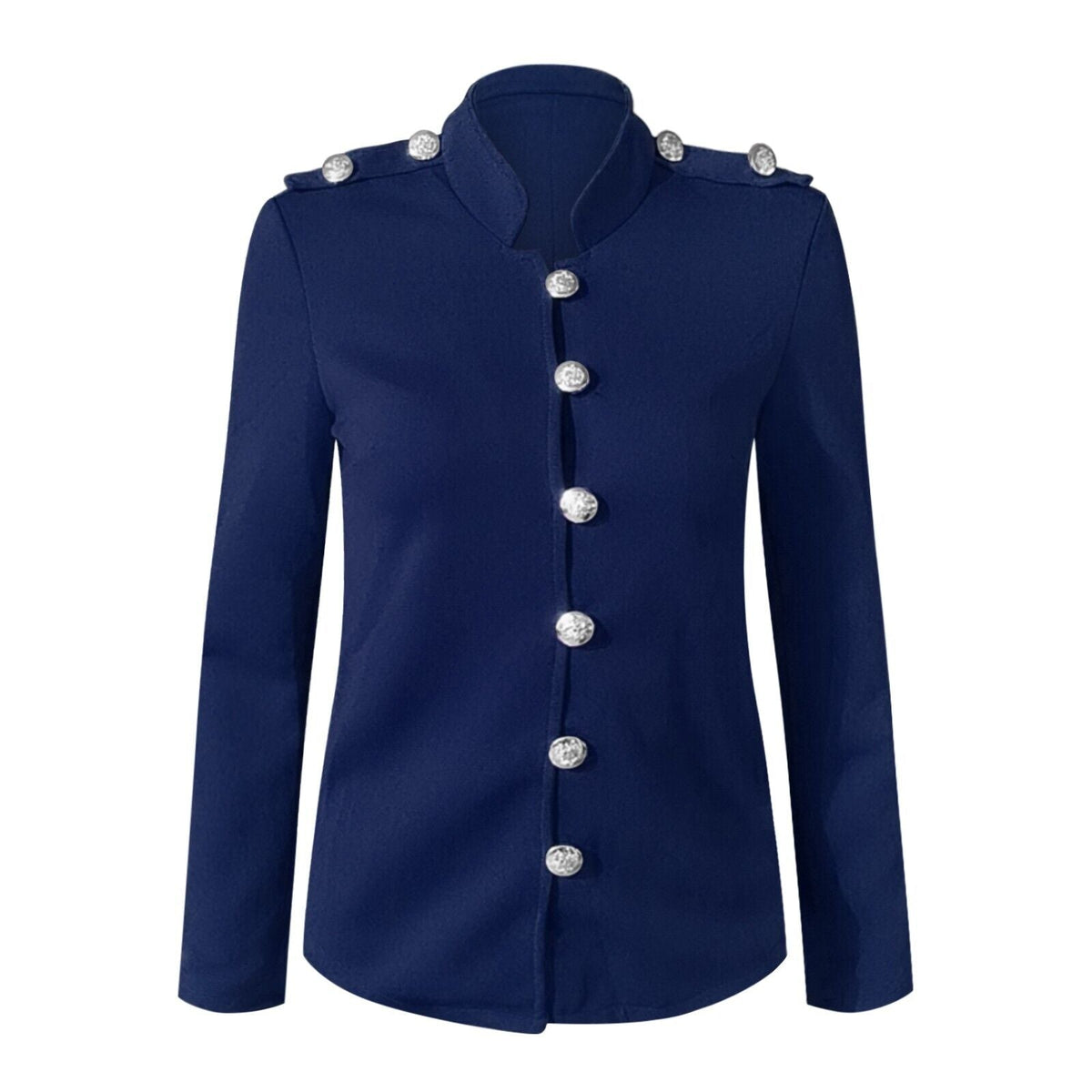 Lysandra military jacket detail view ten