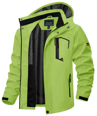 Egon hooded outdoor jacket in Green