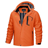 Egon hooded outdoor jacket detail view 14