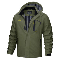 Egon hooded outdoor jacket detail view 8