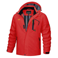Egon hooded outdoor jacket detail view 12