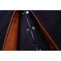 Mowbray | Men's Stand Collar Mid-Length Coat Quilted Lining