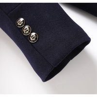 Mowbray stand collar mid-length coat alternate view