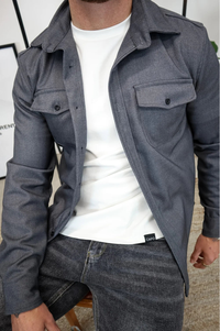 Lyndon shirt jacket detail view 3