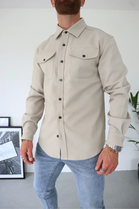 Lyndon shirt jacket detail view 4
