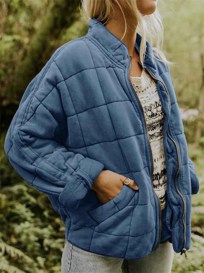 Viola | Women's Oversized Quilted Jacket Drop Shoulder