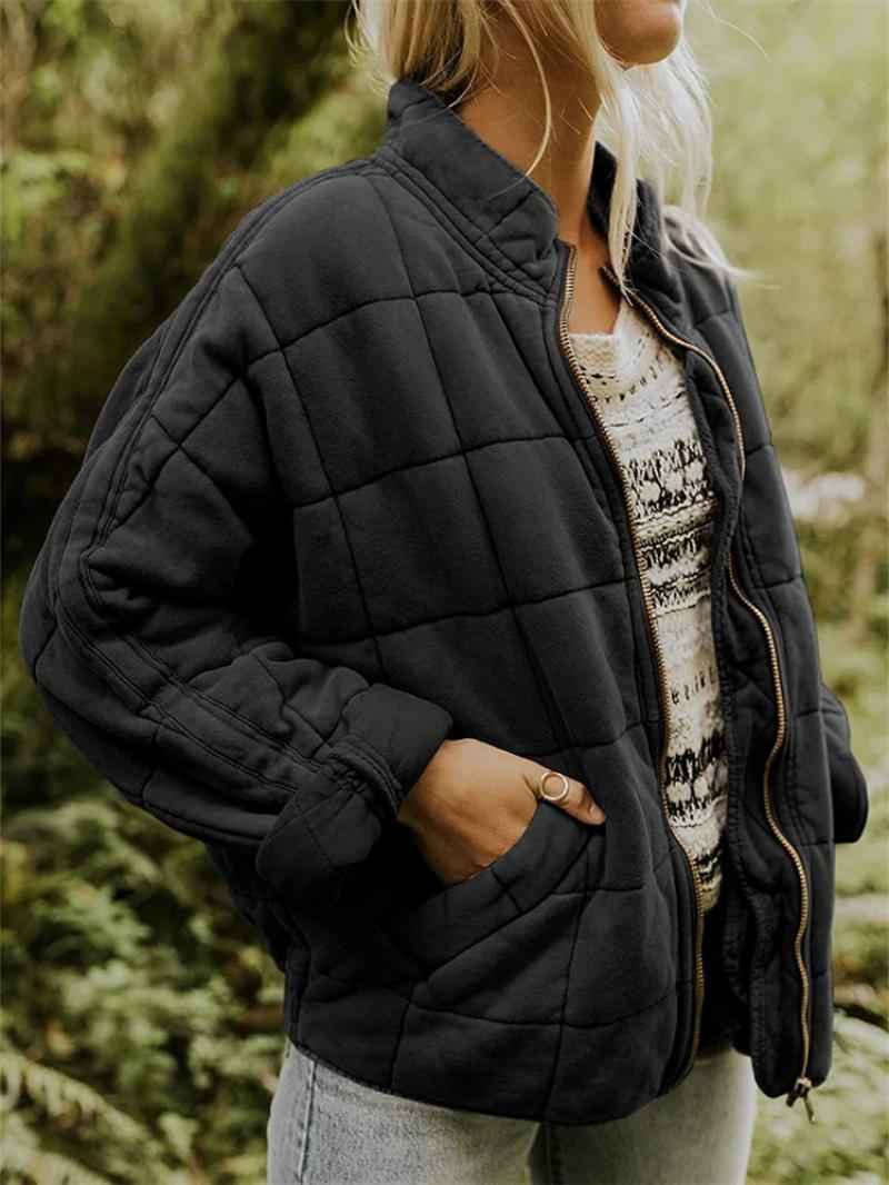 Viola | Women's Oversized Quilted Jacket Drop Shoulder