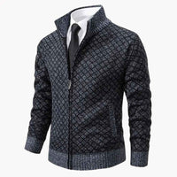 Warren | Men's Full-Zip Stand Collar Knit Jacket