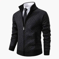 Warren | Men's Full-Zip Stand Collar Knit Jacket
