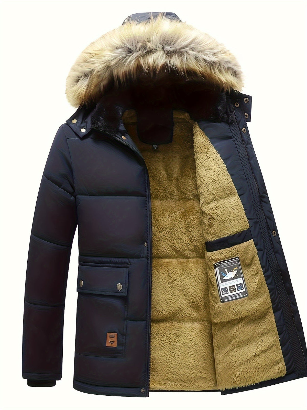 Sanderson puffer jacket back view detail