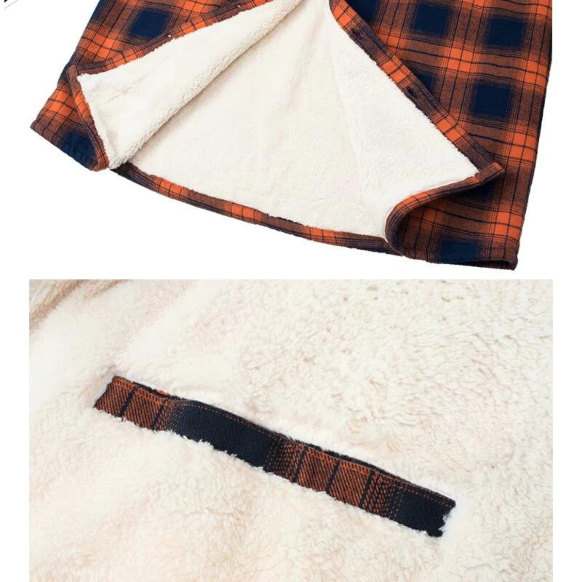 Peregrine sherpa lined plaid jacket product view