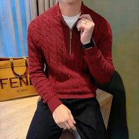 Melrose jumper Red styling detail