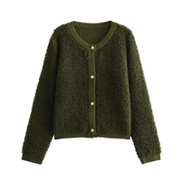 Maud cardigan in Olive Green
