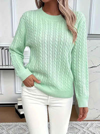Katharine | Women's Long Sleeve Cable Knit Jumper
