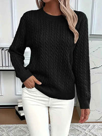 Katharine | Women's Long Sleeve Cable Knit Jumper