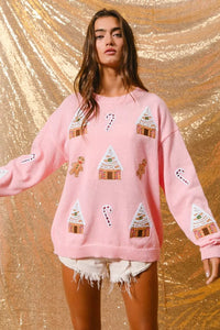 Melisande Christmas jumper detail view 10