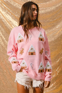 Melisande Christmas jumper detail view 9