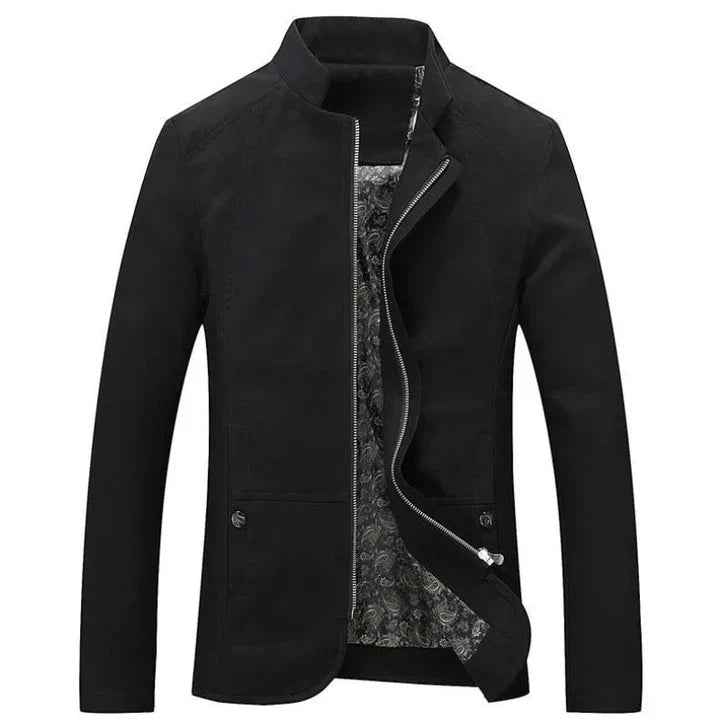 Gervase | Men's Full Zip Casual Jacket Stand Collar