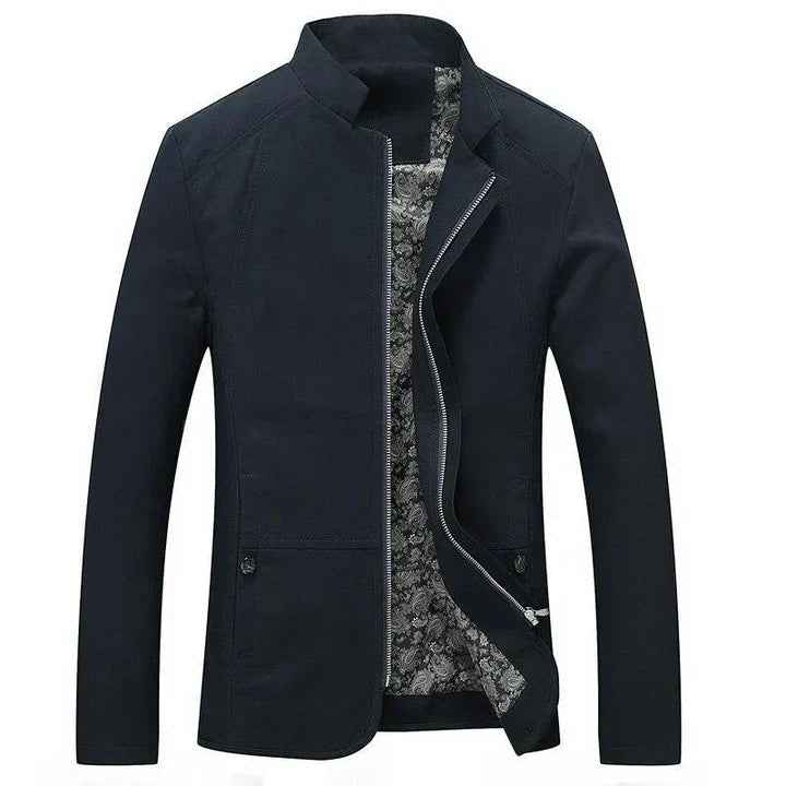 Gervase | Men's Full Zip Casual Jacket Stand Collar