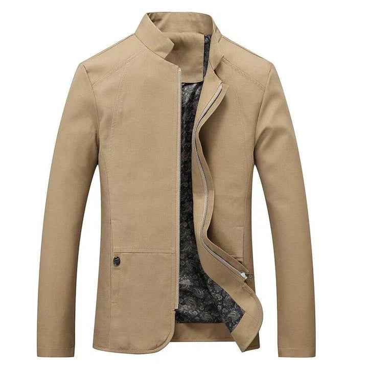 Gervase | Men's Full Zip Casual Jacket Stand Collar