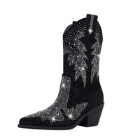 Sigrid embellished mid calf boots detail 5